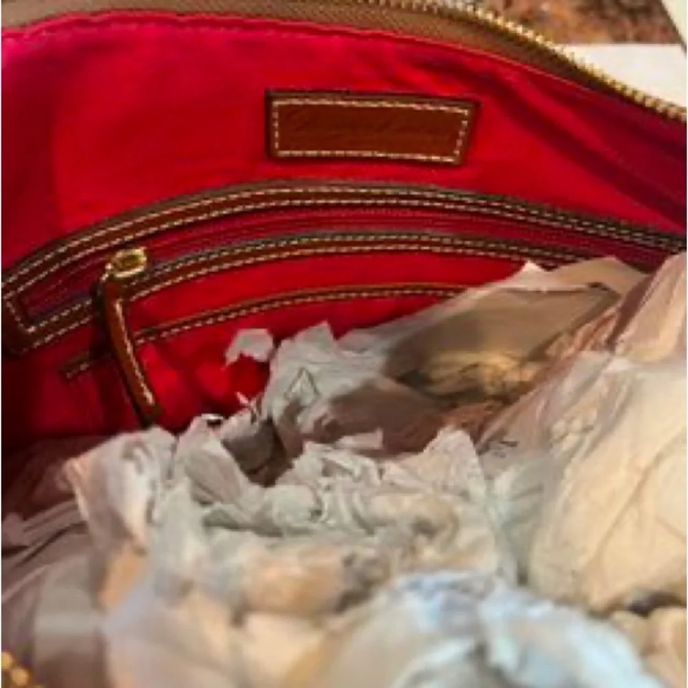 NEW Dooney & Bourke GREY Embossed Lizard Hobo Purse Bag DV924 - Picture 3 of 4